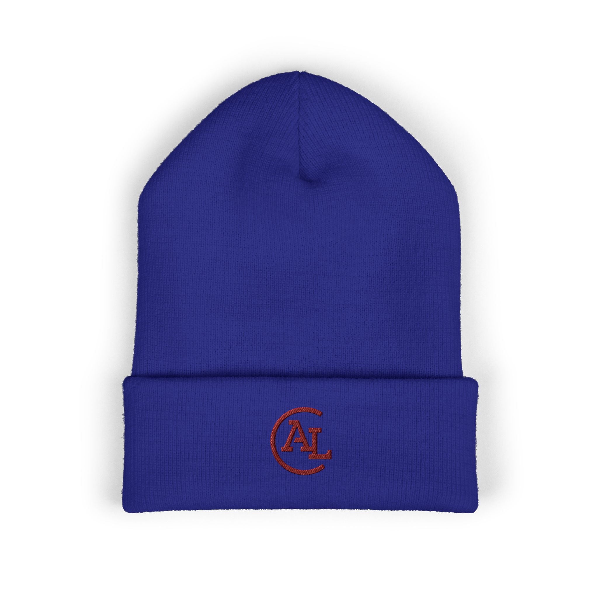 Embroidered 'ALC' Classic Cuffed Beanie