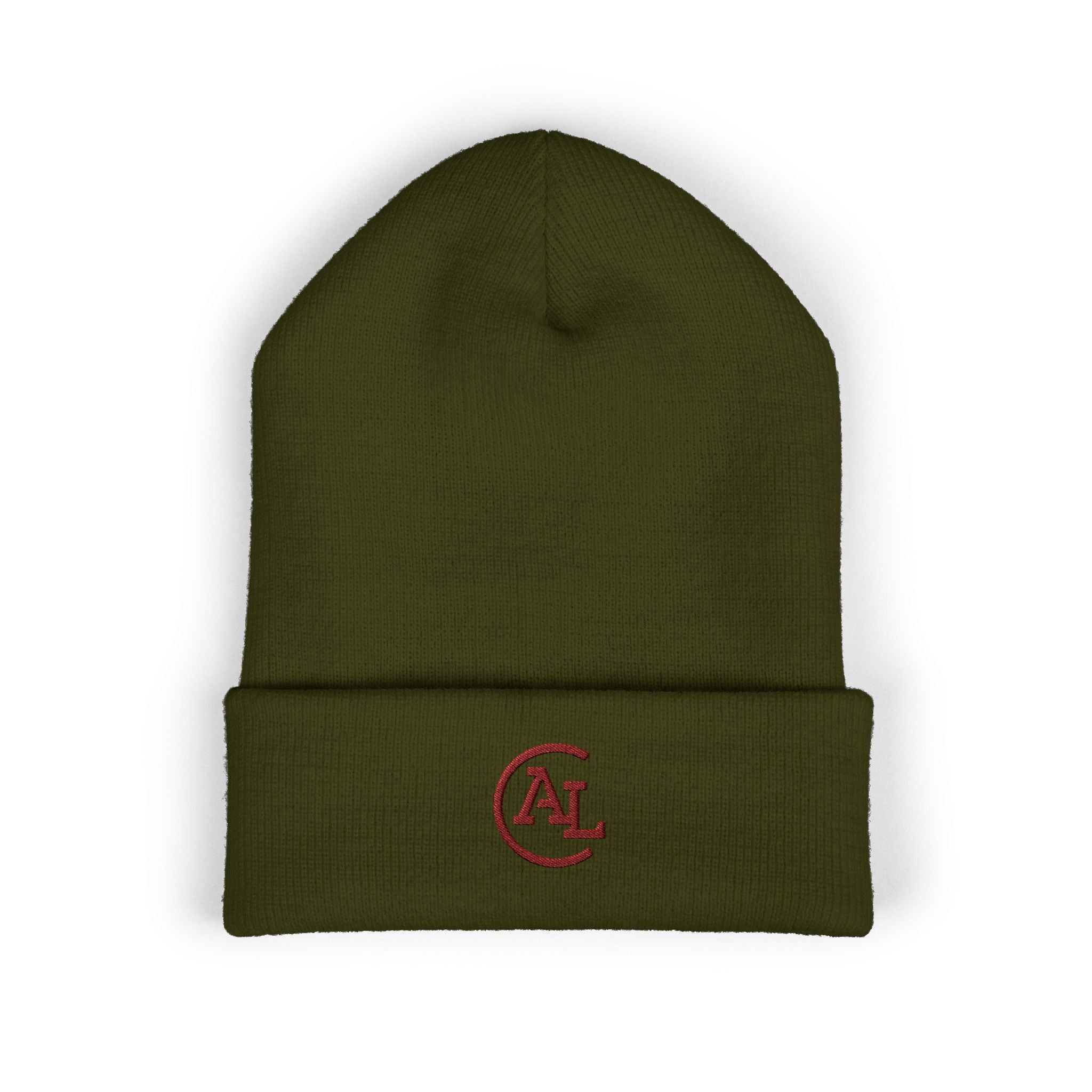 Embroidered 'ALC' Classic Cuffed Beanie