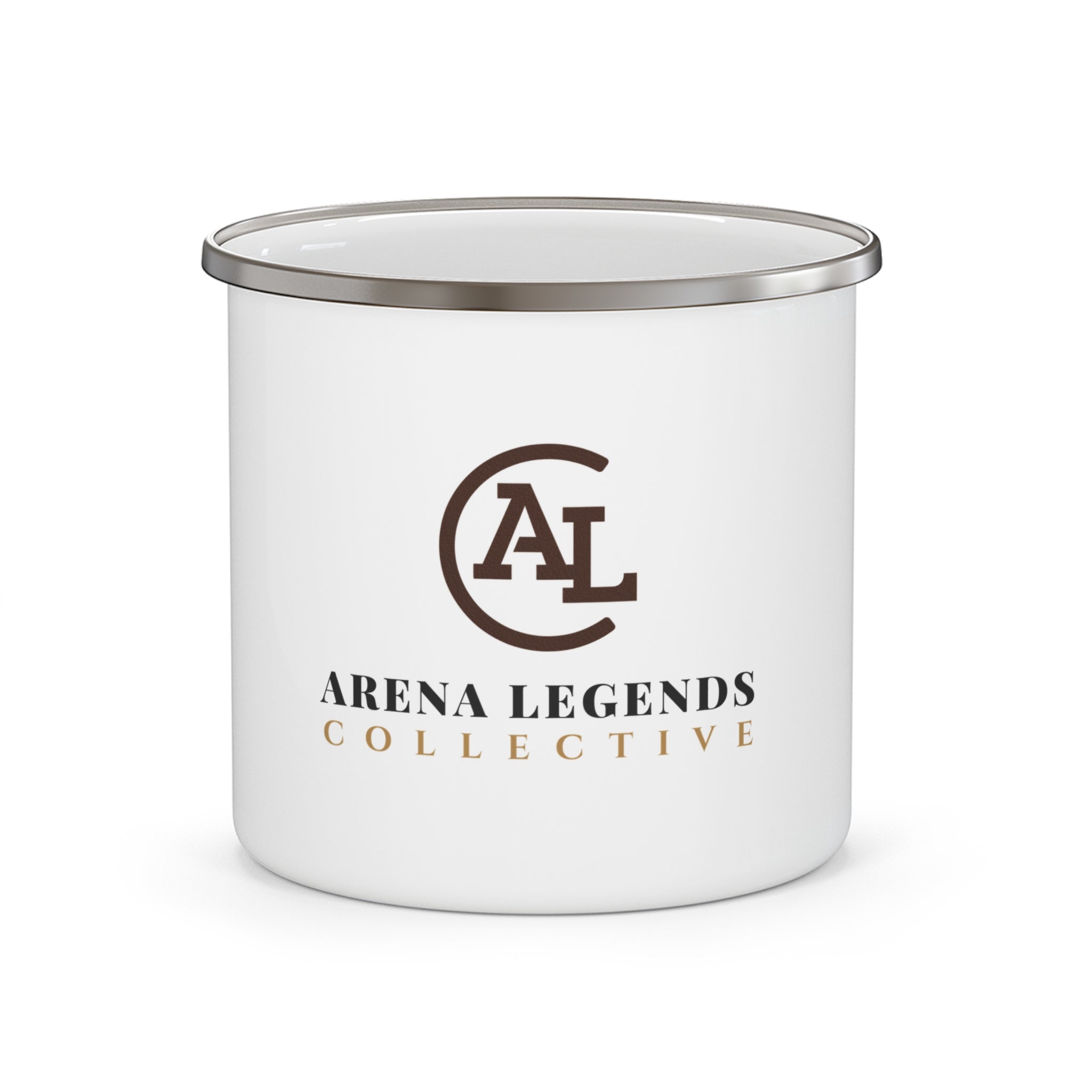 Arena Legends Collective Enamel Camping Mug – Rustic Outdoor Coffee Cup